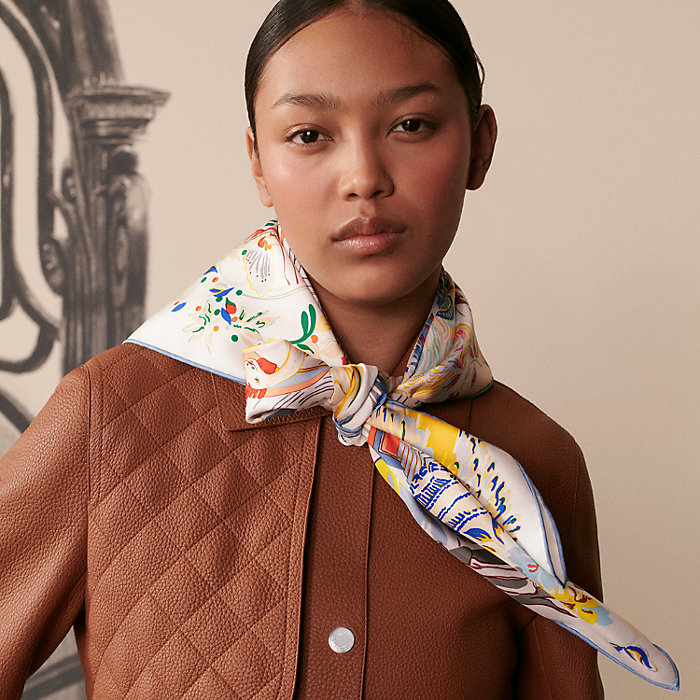 Brides de Gala Tartan scarf 45 | Hermès Mainland China Brides de Gala Tartan scarf 45 | Hermès Mainland China